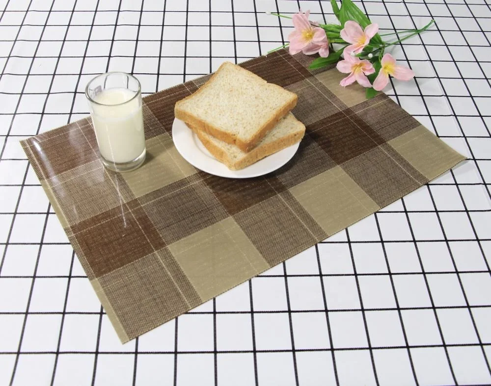 Pvc place mat dining table mat for wholesale