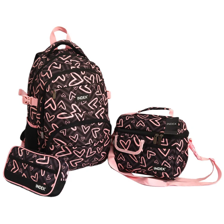 School backpack schoolbags high class student school bag school bags with lunch bag for kids