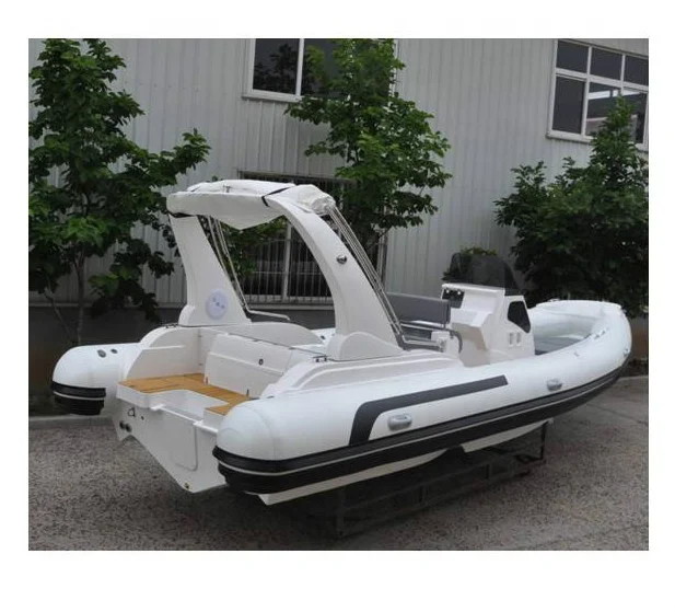 
Liya 7.5m inflatable boat 25ft rib boat fiber glass hulls boat for sale 