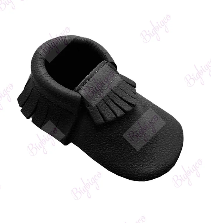 Genuine Leather Baby Non-slip Sole Moccasins Genuine Leather First Walkers Moccasins