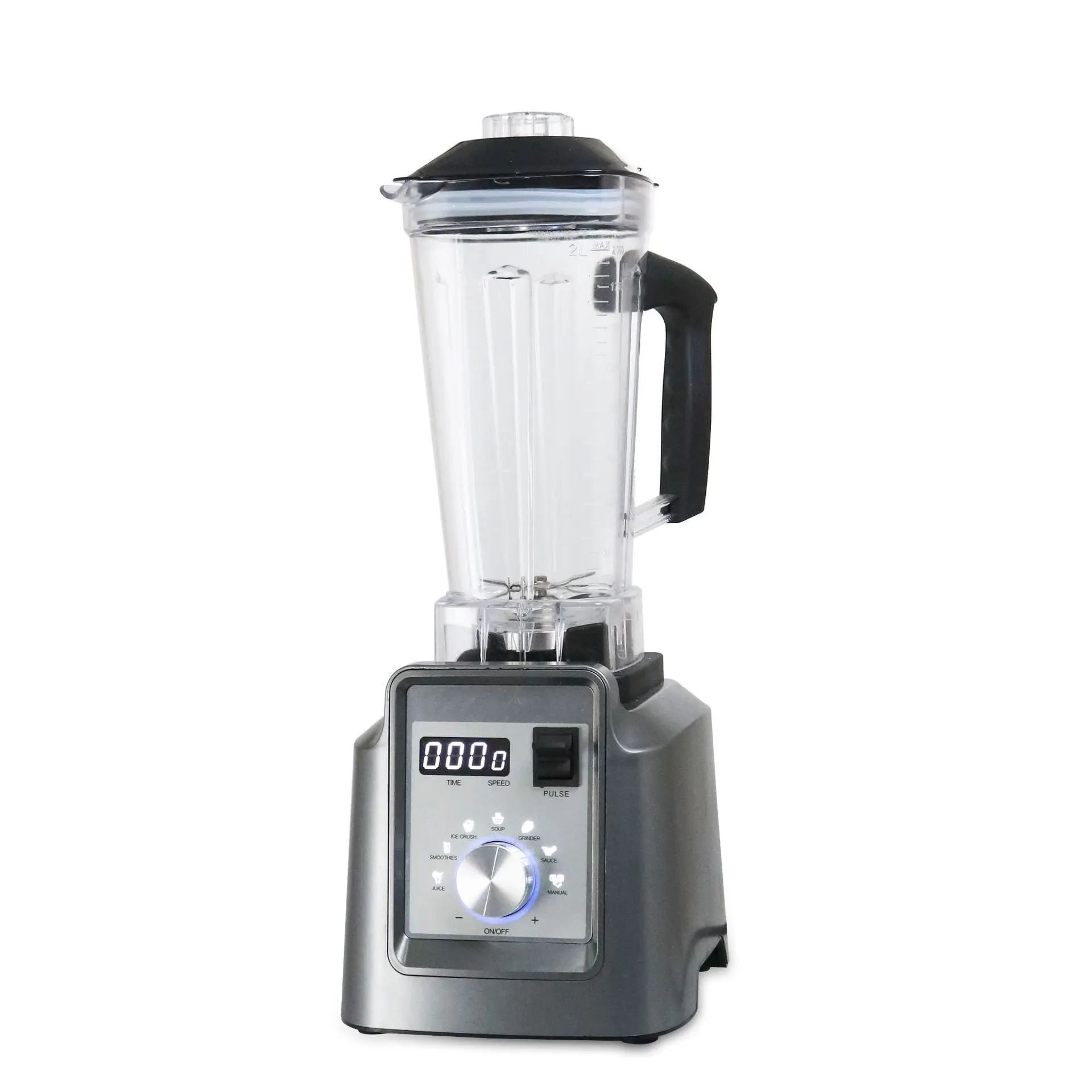 Profession 2000w Mixer Blender Commercial Big Capacity  Cup 2 Litres Multi Function Blenders With Timer