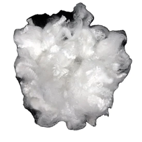 psf fiber virgin hcs  pillow filling fibre recycled fibre india micro polyester staple fiber