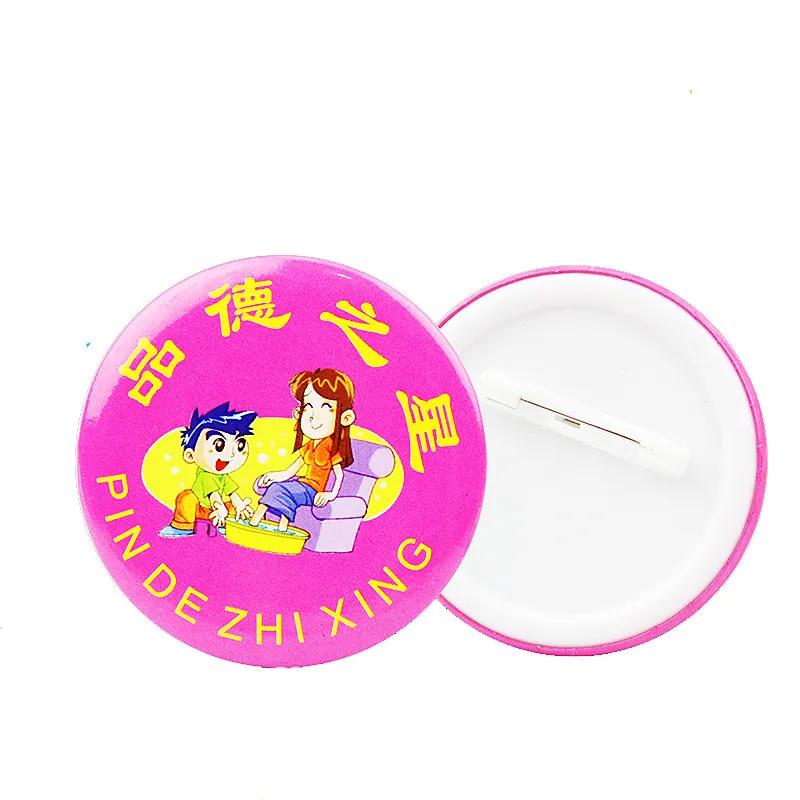 Besty Wholesale Custom Printing Breast Cancer Lapel Pin Hat Grateful Dead Souvenir Items Brooch Tin Button Badges