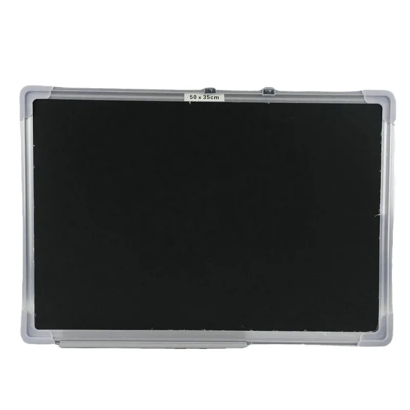 School Stationery Aluminum Frame Magnetic Chalkboard Dry Erase Black Chalk Board