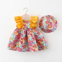 high quality fly wing girls dresses summer dress for baby girl kids girls dresses