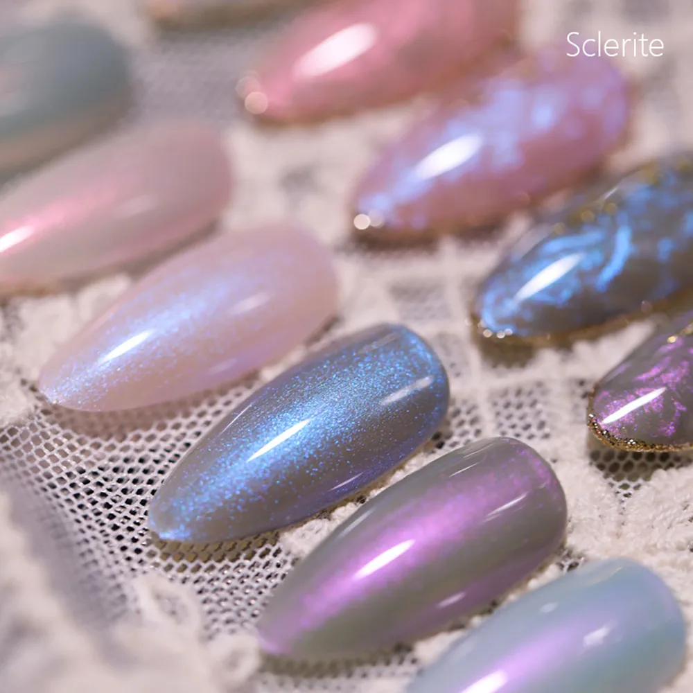 Wholesale Thread Shell Nail Gel Polish 6ML Pearl Shell Gel Nail Polish 6 Colors Varnish Soak Off UV LED Gel For Nail Beauty