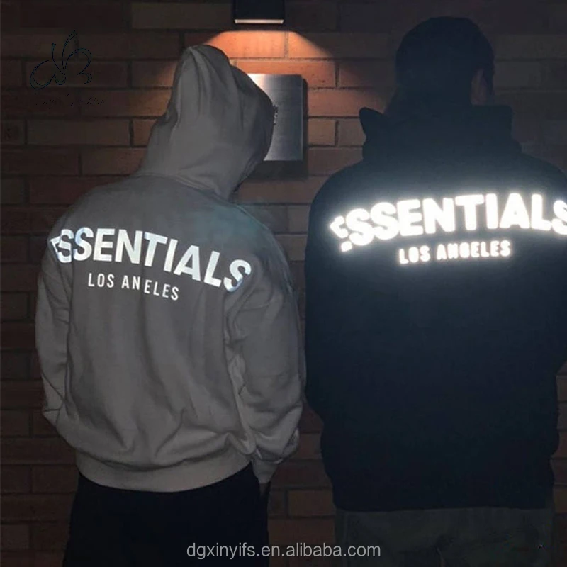 XINYI Hoodie Manufacturers Odm Essentials Oem Reflective Print Foaming Custom Hoodies