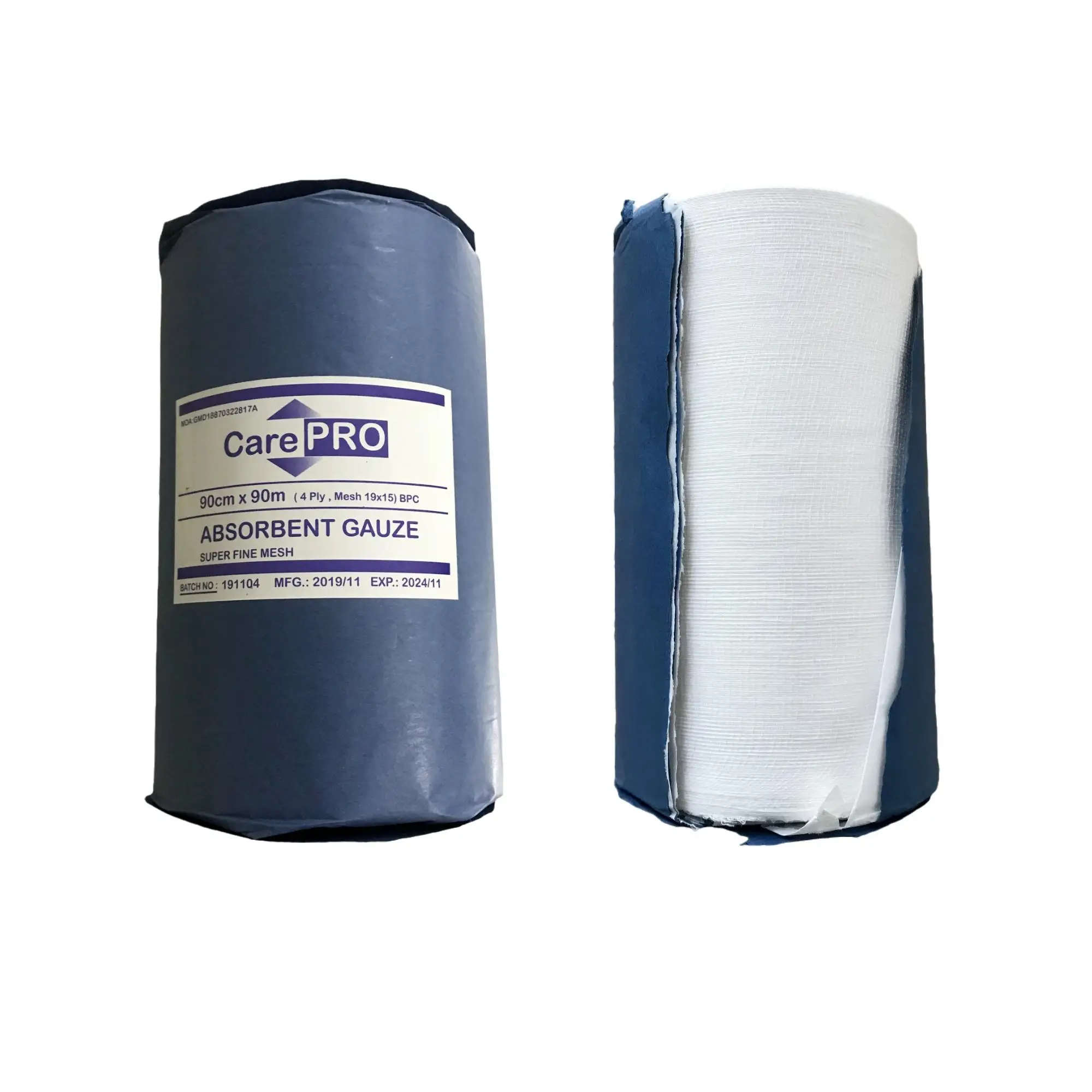 100% cotton medical absorbent gauze roll hydrophilic gauze with x-ray detectable and 1.5kg gauze roll