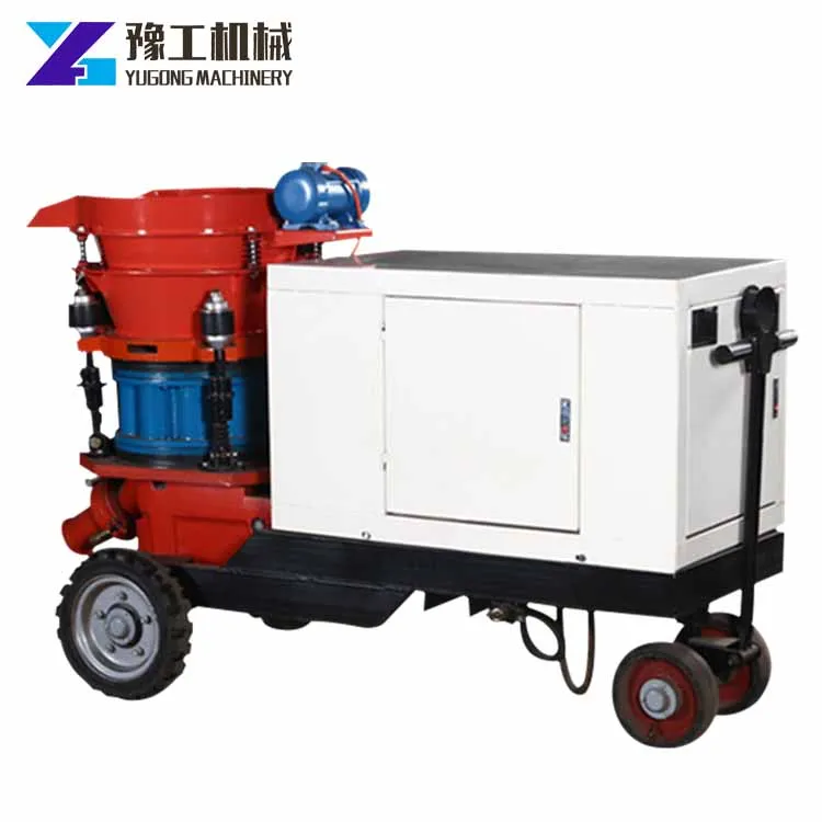 Swimming Pool Spraying Dry Mixed Reinforced Shotcrete Machine