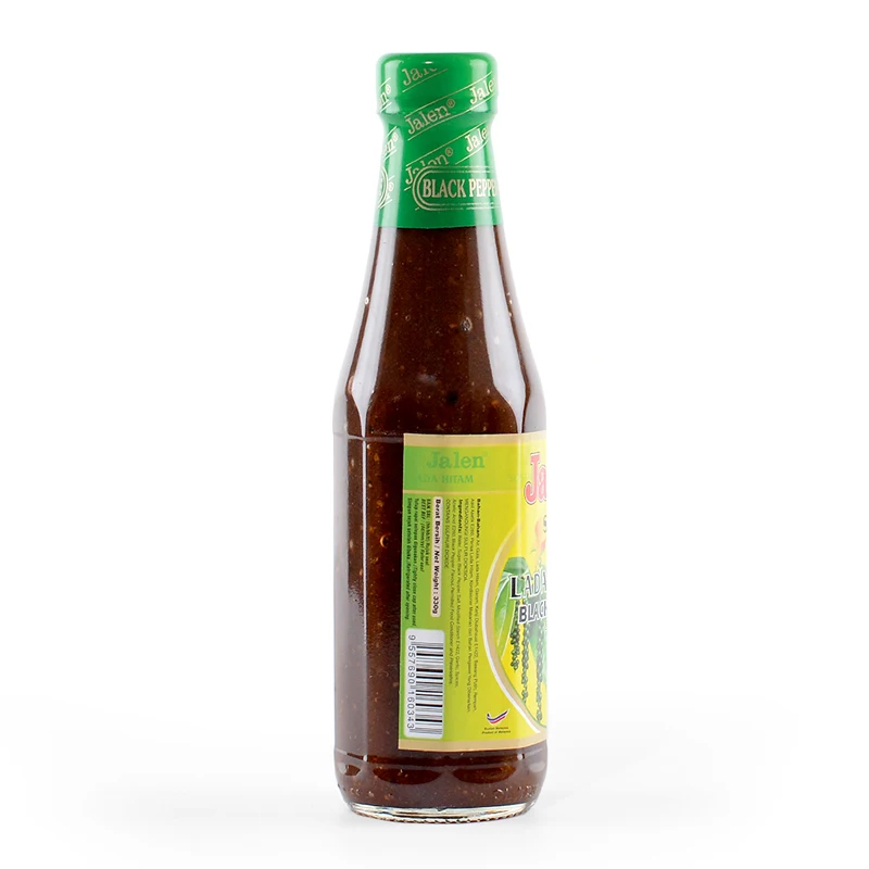 Malaysia Hot Selling Blackpepper Sauce 340gm Use As A Gravy For Favourite Meats Or Condiment For Stir-frying