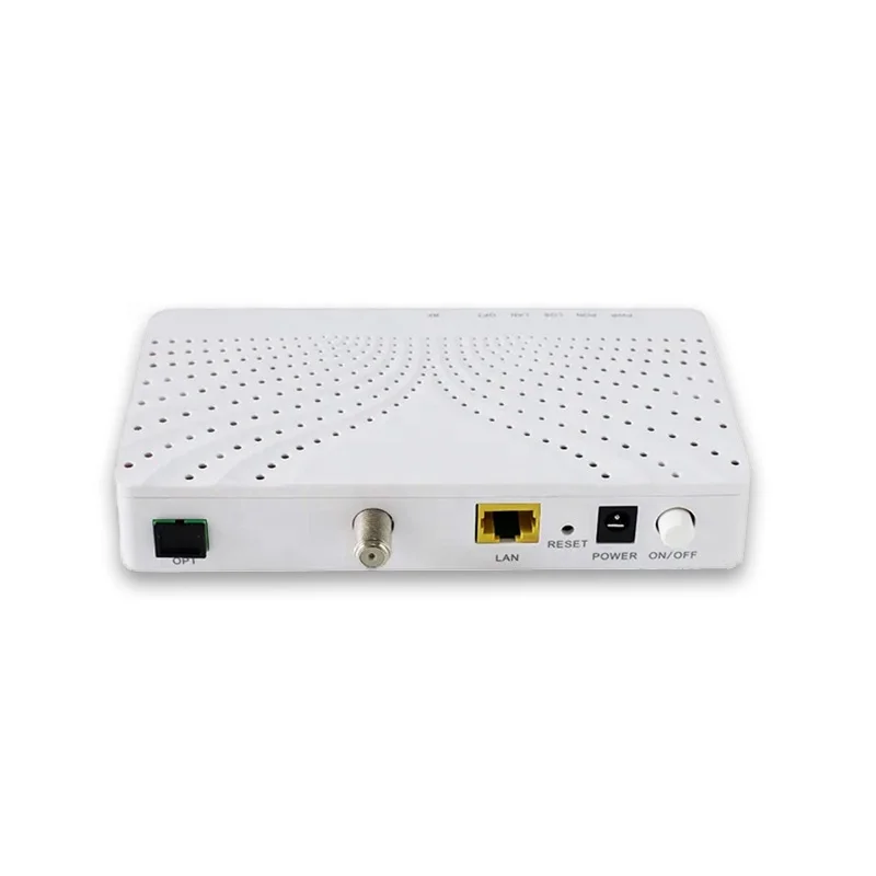 FTTH Wireless GPON ONU Router ONT Modem XPON ONU 1GE+CATV+WDM dual mode RF ONT