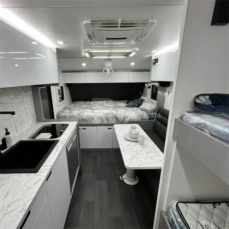 Australian Standard Camping Off Road Caravan Luxury Motorhome 4 Berth Lightweight Trailer Camper