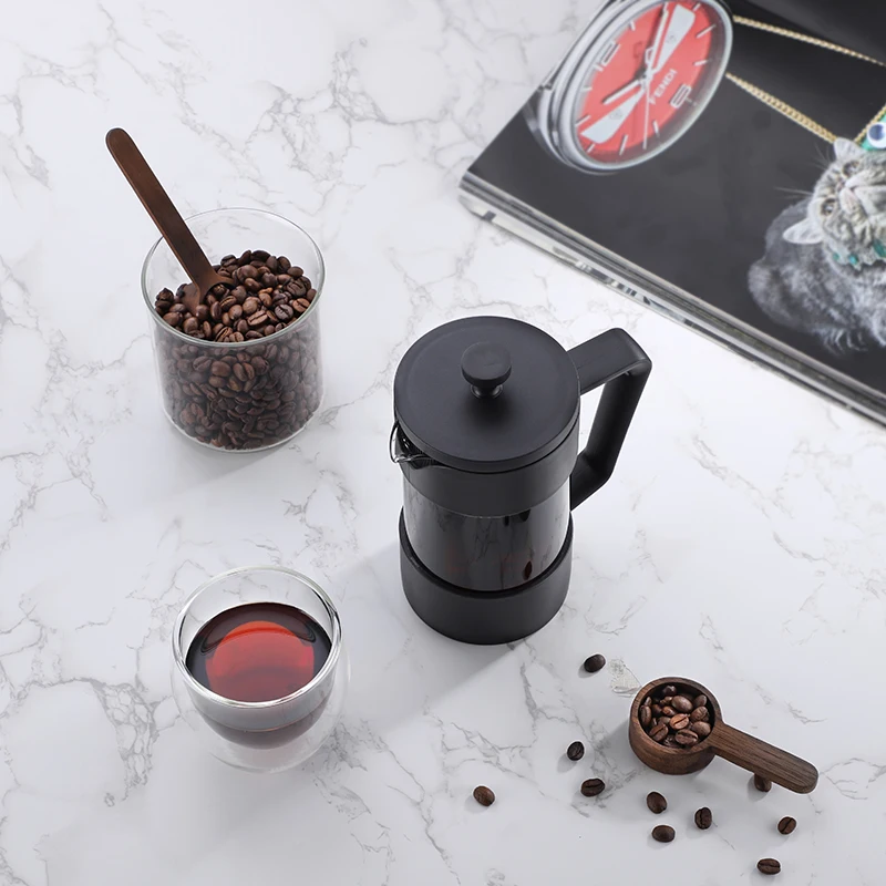 Seecin Oem & Odm заказной цвет пищевой нержавеющей стали френч пресс для жарки высокого боросиликатного стекла Френч-пресс кофе