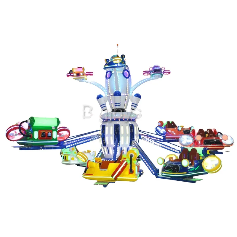 Exciting cheap amusement rides double seats flying plane rides children play game for sale