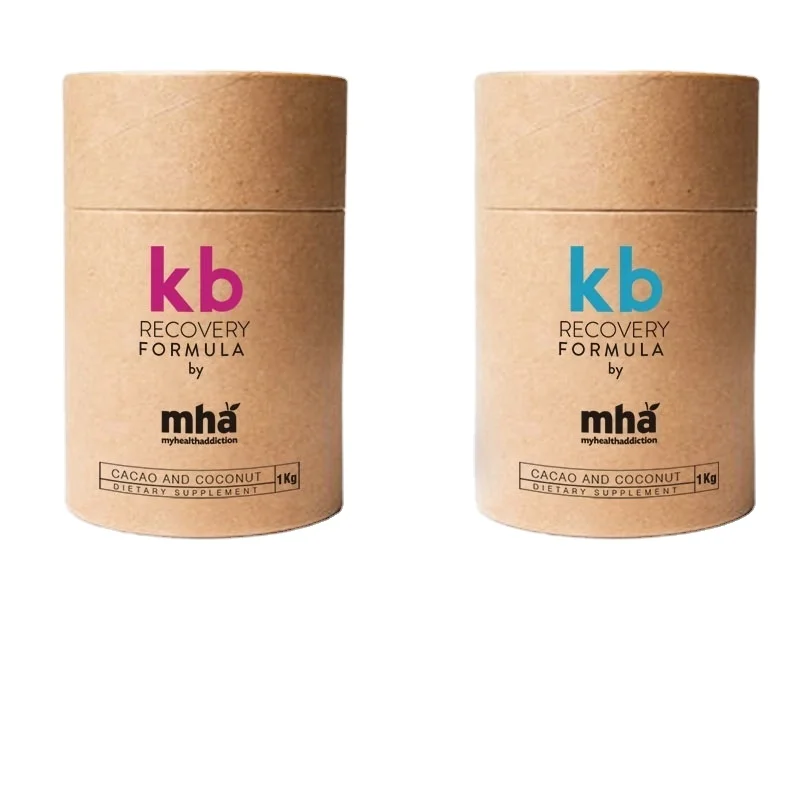 Прочная крафт-трубка с принтом на заказ, Упаковочная канистра, круглые коробки, картон с крышкой