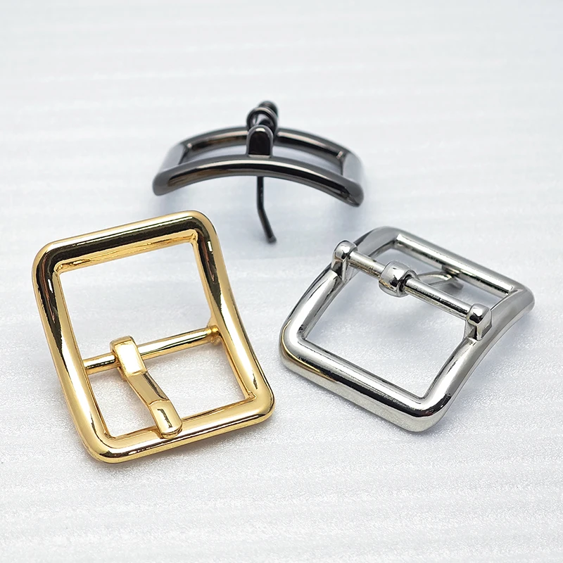 Wholesales 21mm Zinc Alloy Adjustable Single Pin Buckles Metal Belt Buckle for Leather Handbag Fitting
