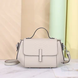 Cow leather luxury bags for women new design messenger bag waterproof cowhide 2023 handbags leather