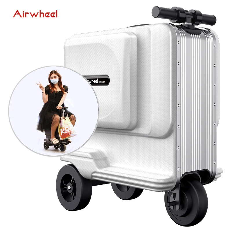 Airwheel Tricycle Adult Electrical Mobility Scooter For Disabled People Folding With A Compact Suitcase Lithium Battery