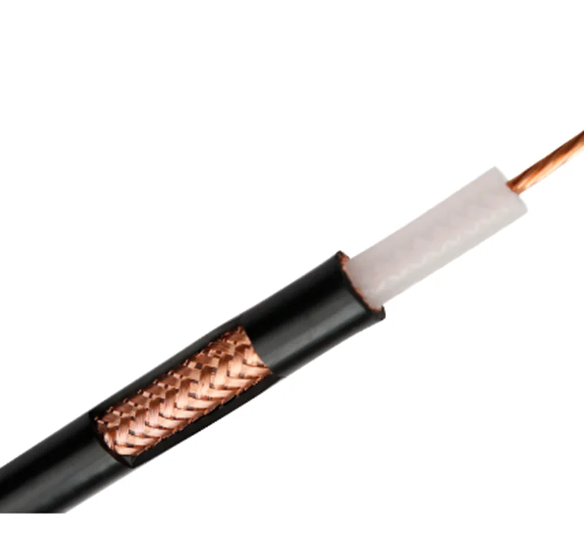 Good Quality RG59/RG6/RG11 With Power Cable Coaxial Cable RG59+2C RG6+2C 0.5MM/0.75MM Manufacture in China