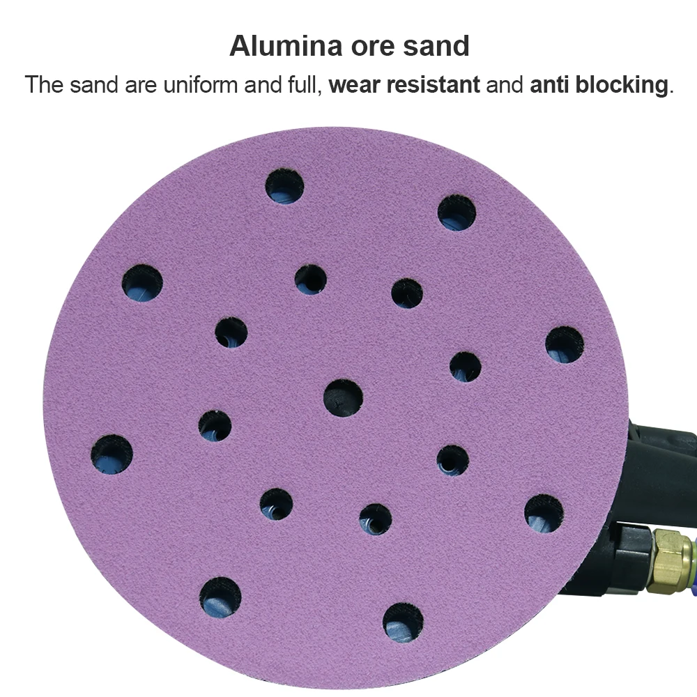 RMC 100PCS 90*175MM autobody sandpaper P80 120 320 400 sand paper orbital sandpaper for car wood dry polishing