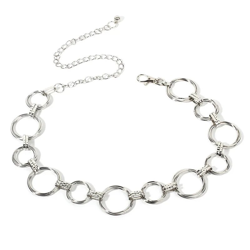  European and American Explosive Fashion Accessories Belts Ethnic Style Ladies Waist Circle Metal Womens