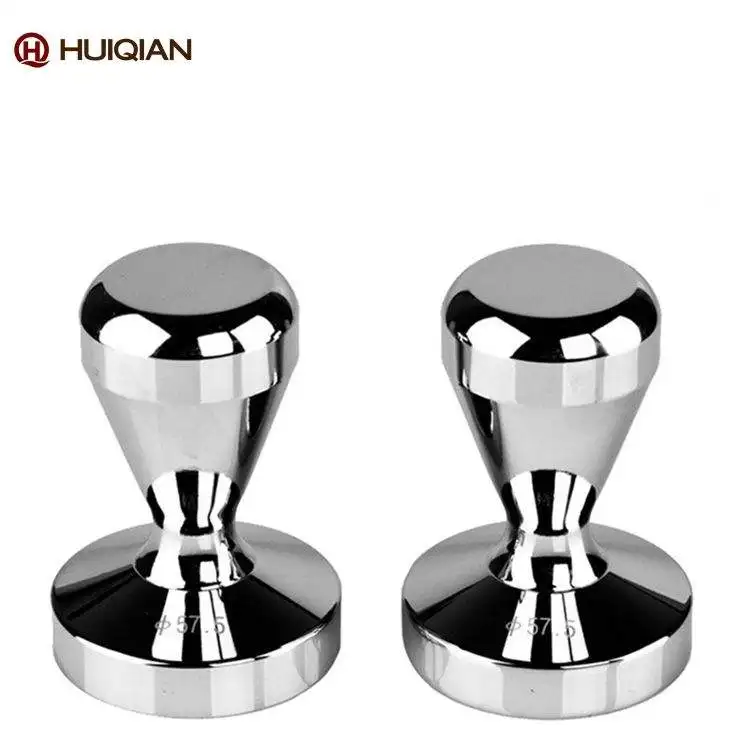 Кофейный аксессуар 58 мм 53 51 из нержавеющей стали питающие кофейные тамперы с индивидуальным логотипом штамп для кофе под