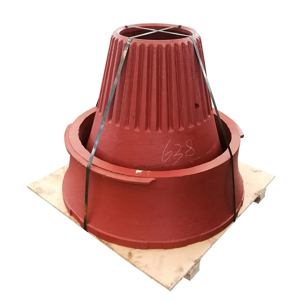 Hot sale cone crusher spare parts bronze bushing bowl and mantle for