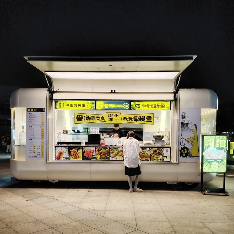New born concessions food trailer/kitchen van shop station mobile /camper van mobile food van