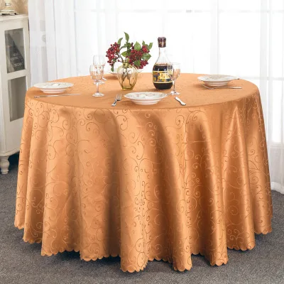 Yantai tongli OEM ODM Wedding table cloths Round Tablecloths Polyester Cotton linen tablecloth for party restaurant