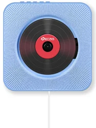 KC-808 Wall Mounted BT CD Player Portable Home Audio Box with Remote Cont