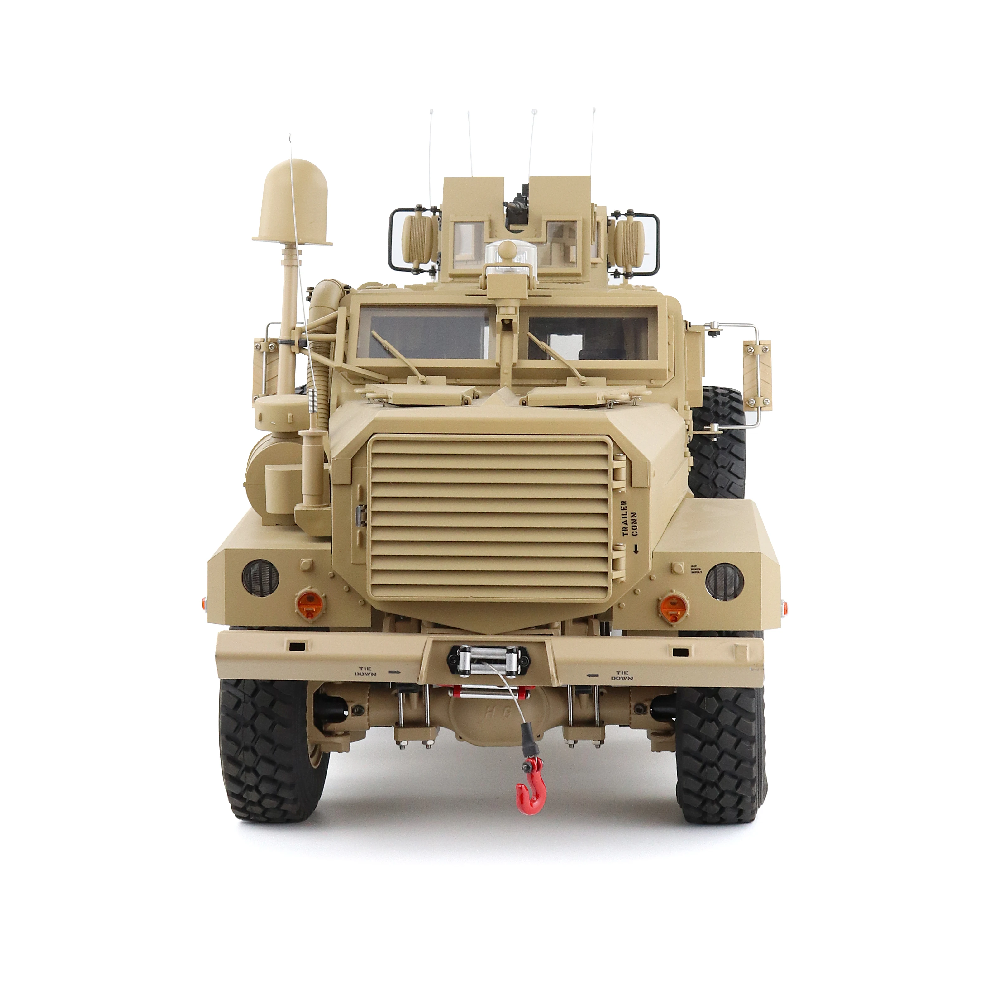 HG-P602Pro Explosion Proof Truck 2.4G 16CH 1:12 Large 6x6 U.S Armored MRAP Vehicle(High Version)