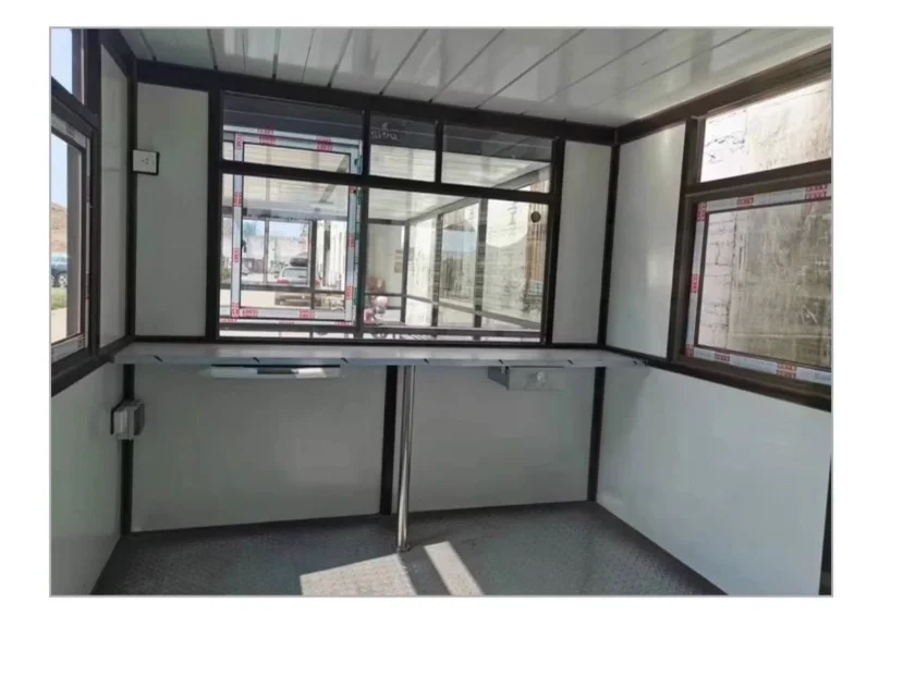 Tiny Prefab House Small Security Guard Room Low Price Mobile Kiosk Outdoor Ticket Booth