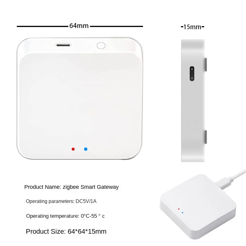 Tuya Zigbee Gateway Graffiti Intelligent Wireless Multi-Mode Gateway Smart Home Remote Control Remote Voice Control