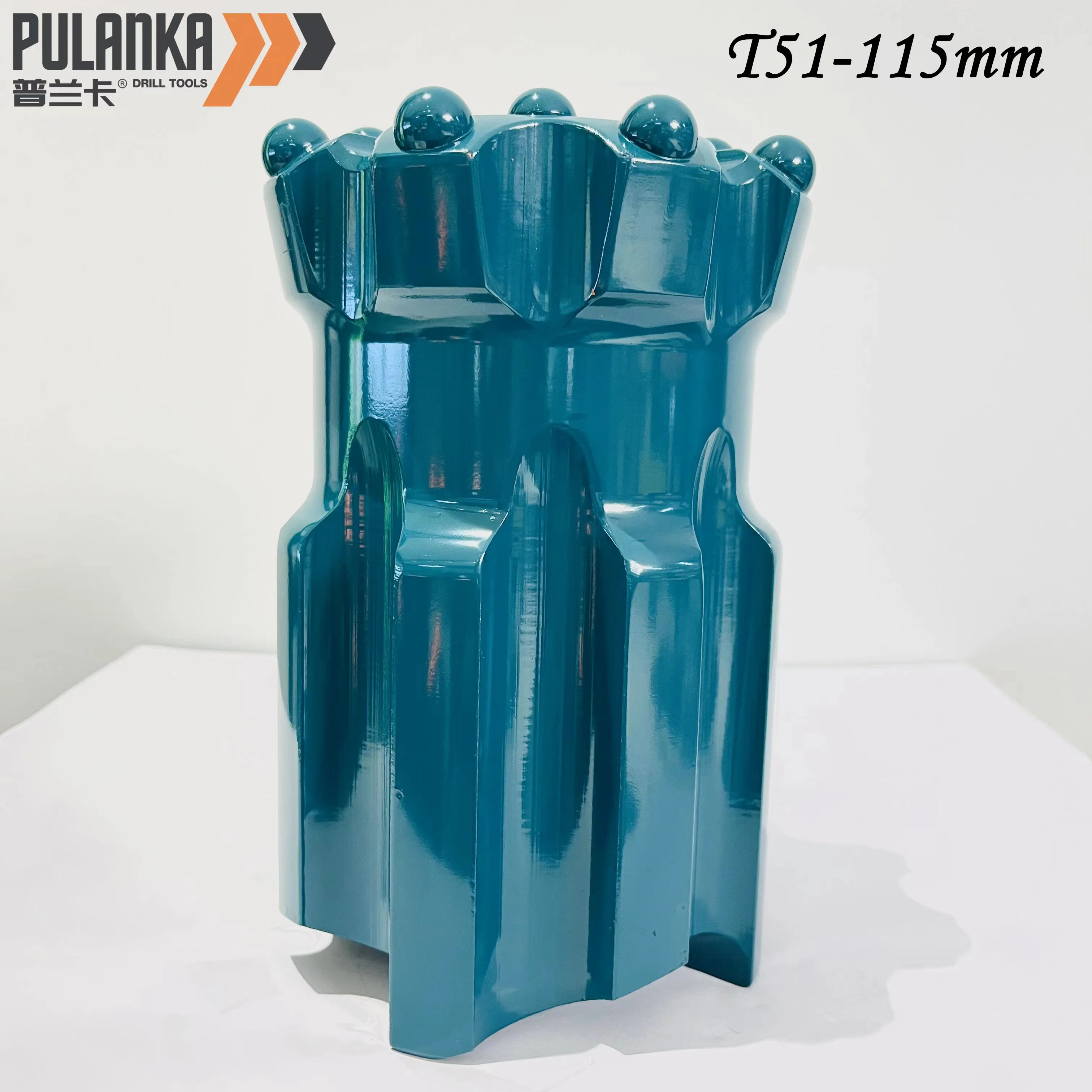 T51 115mm wear resistant mining thread button bit retractable carbide drill bit