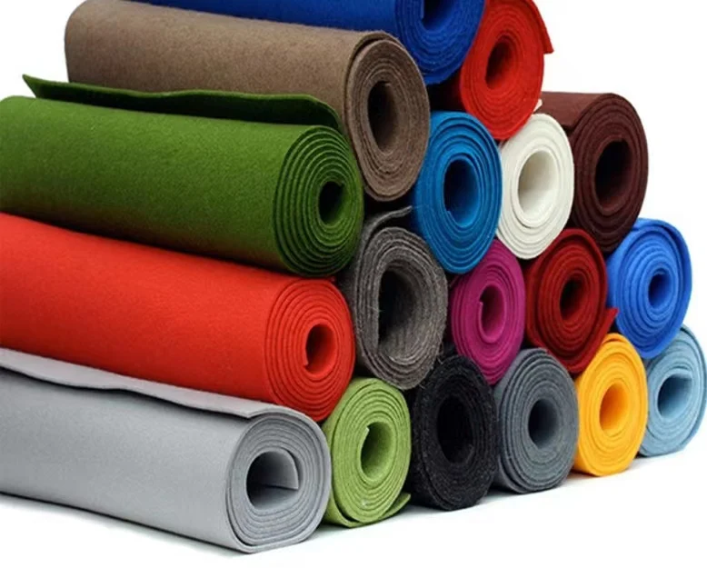 Polyester Felt 100% Polyester Fiber  1.0 mm Thickness Needle Punch Felt Non-Woven Felt Pad