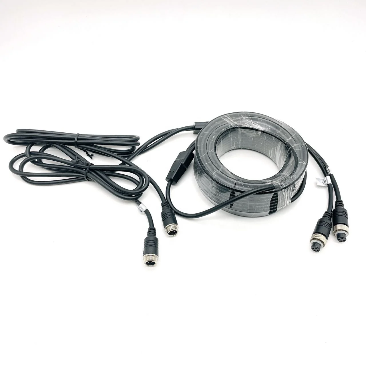 Gx16 Gx12 Extension Cable Waterproof Connector For Sensor Power Cable Assembly 4 Pin Aviator Cable 5M Gx16 4Pin