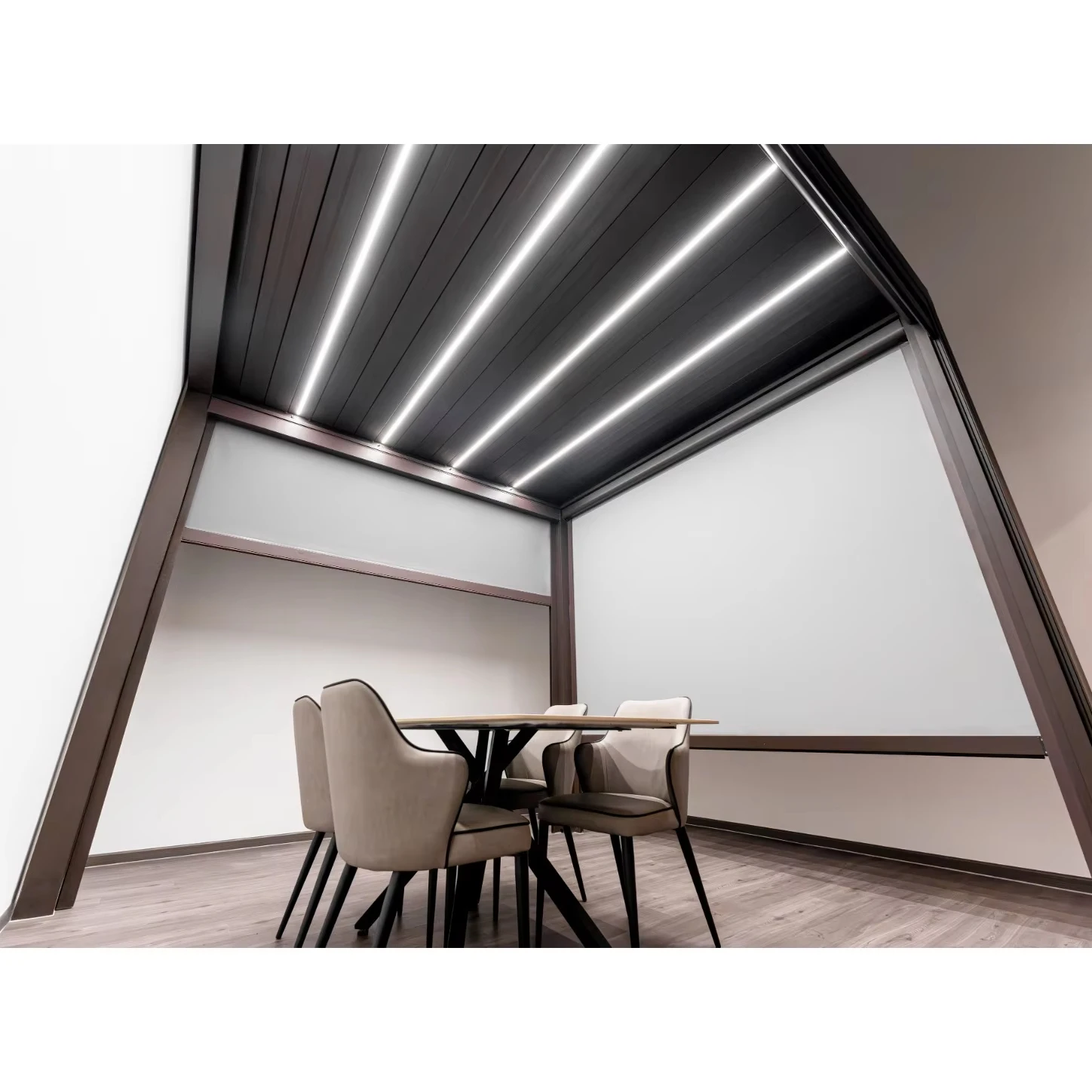 New Style Hot Selling Durable Ziptech Screen With Motorized Operation For Seamless Indoor-Outdoor Transition