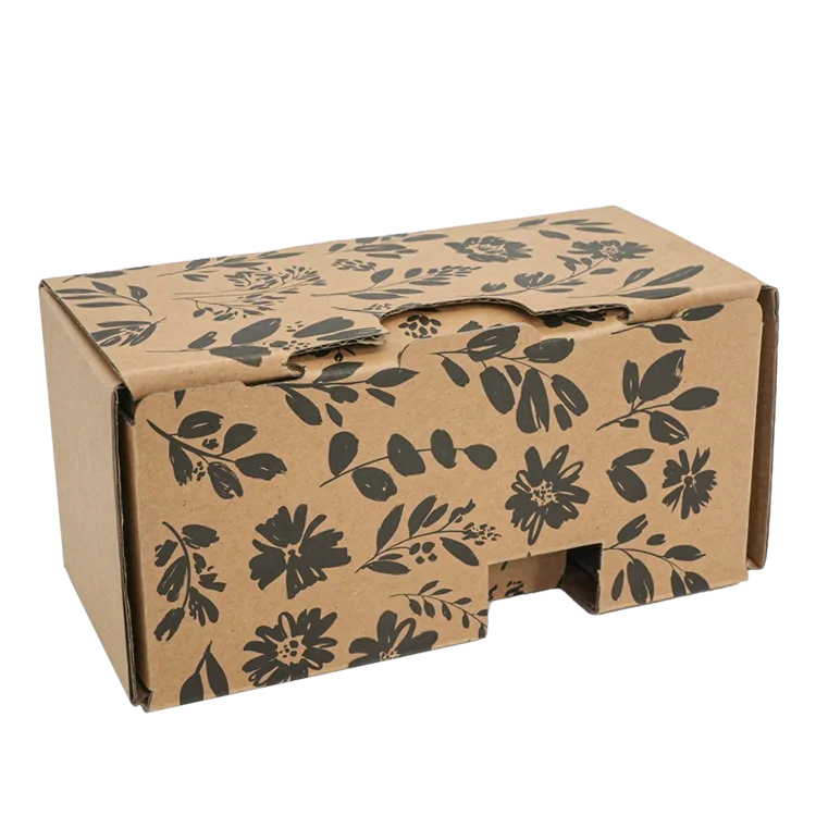 Customized Printing Paperboard Live Succulent Pot Box Artificial Plant Cardboard Packaging