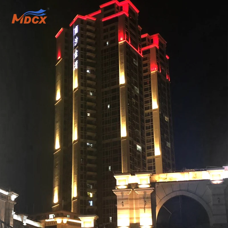 24V led пиксель света напольная декоративная цветная (RGB) XQG19 ультра высокие стены шайба