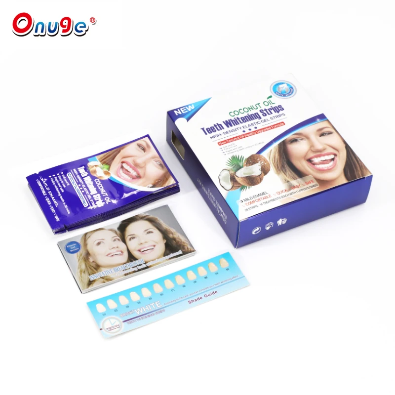 advanced tooth whiter products 6% hp coconut oil whitening teeth professional oral polishing strip