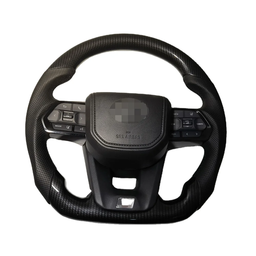 Upgrade300 GR Style  Steering wheel  For Toyota LAND CRUISER FJ79 FJ76 FJ70  Steering wheel 2008 2021  Ordinary carbon wheel