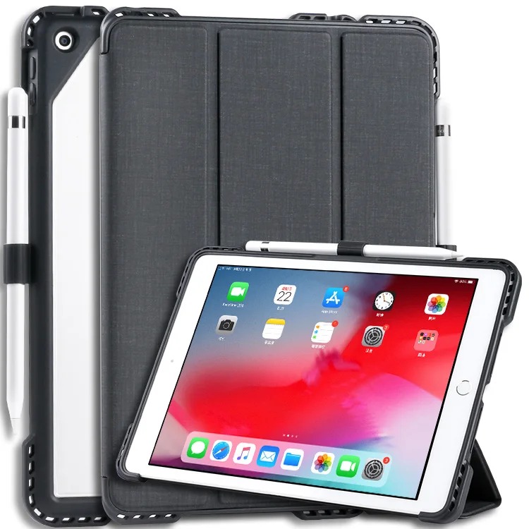 Новое поступление ударопрочный чехол для iPad 10 2 дюймов PU кожаный
