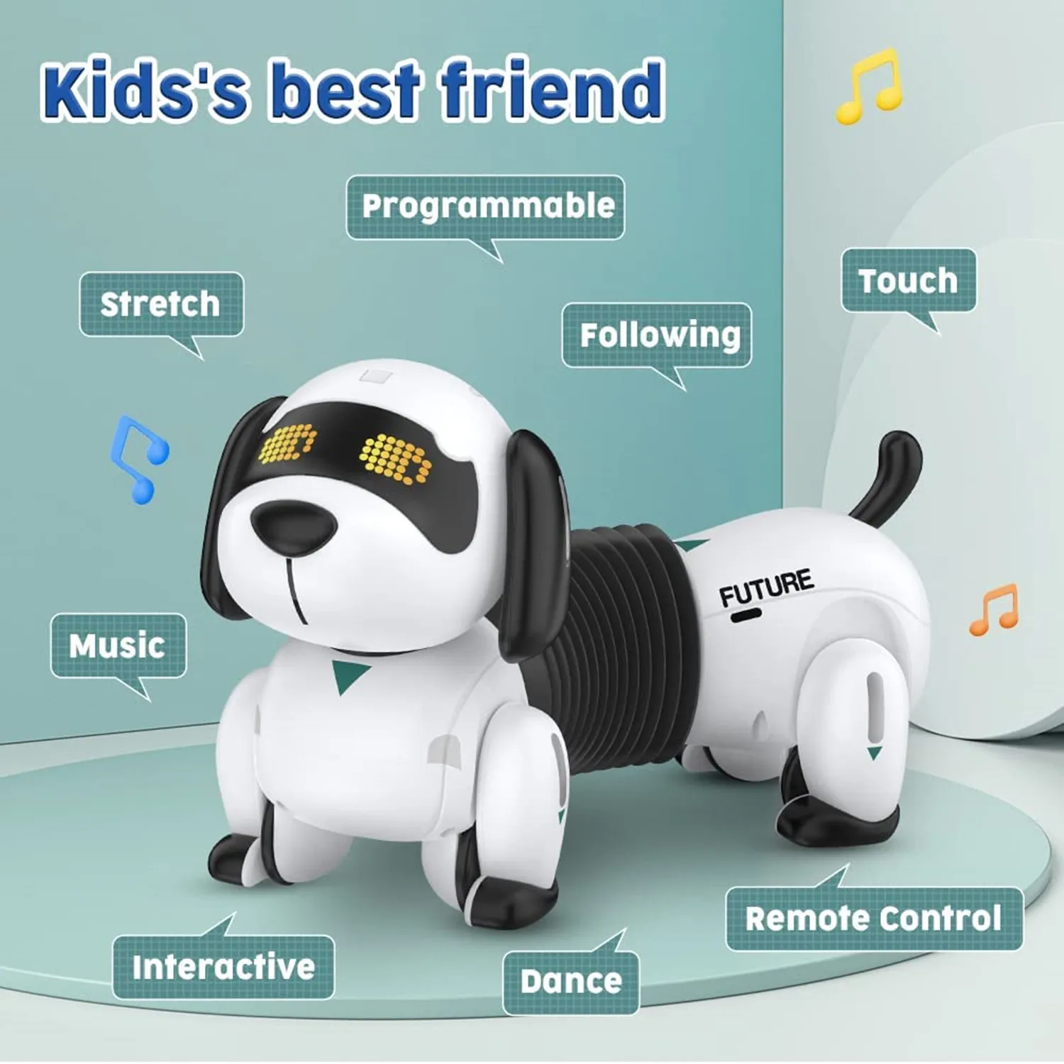 rc robots dog robot toy touch music programming dog intelligent remote control rc toys robot for kids submarine boat