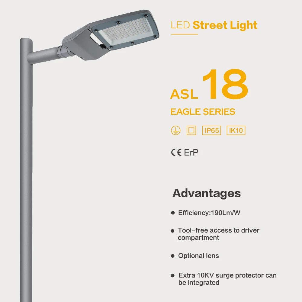 Complete list of columns and bracket arms for street lighting adapters