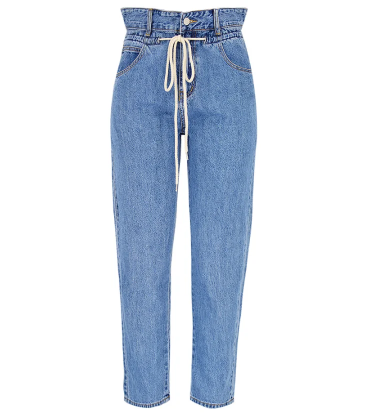 XJYD Autumn Winter Style Pantalones Jeans Women Straight Denim Harem Jeans Female Cowboy Pants