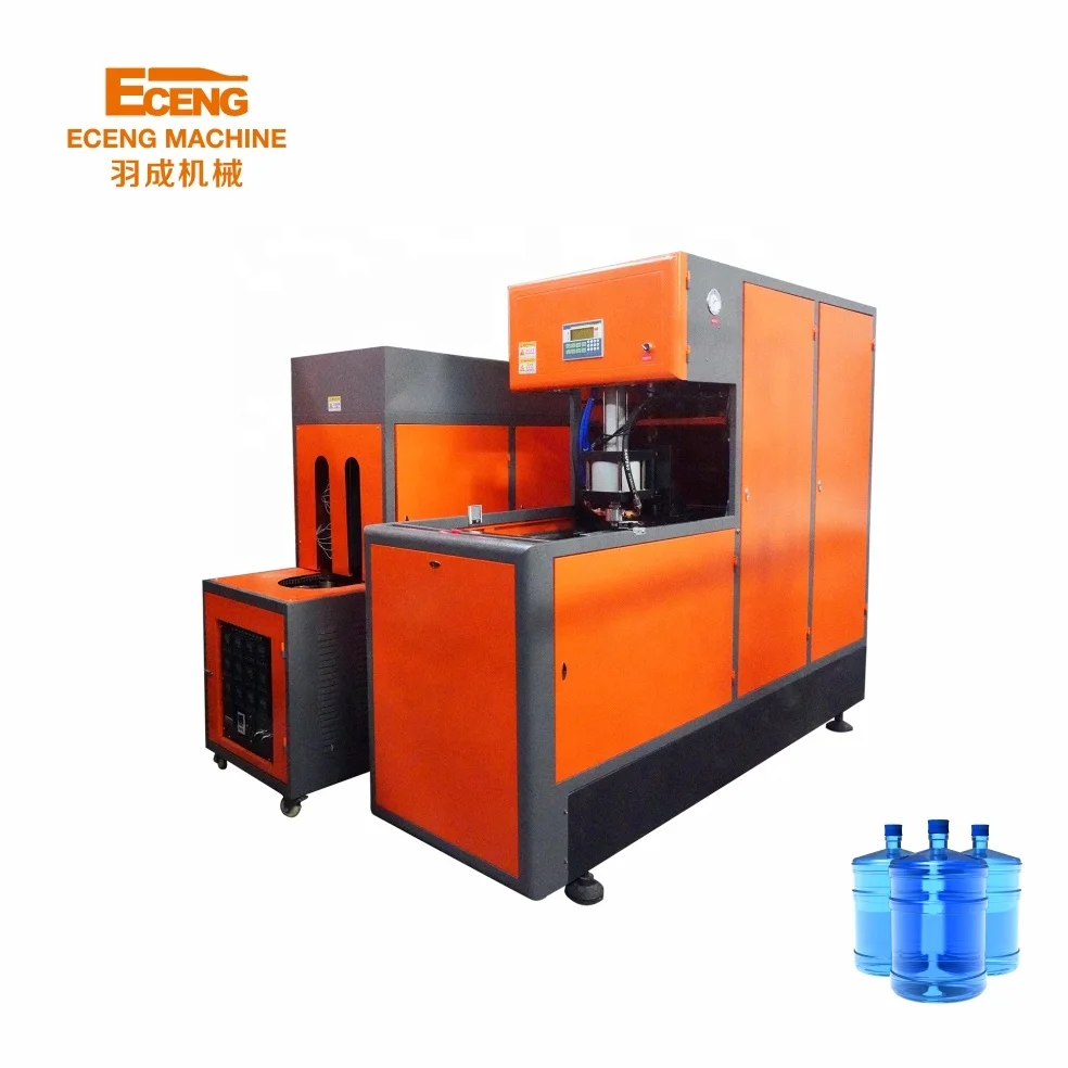 Low Cost semi automatic pet blowing machine / 5 gallon bottle blowing machine Eceng yc-20l-1