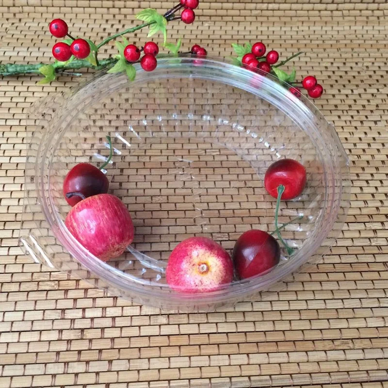 PET Salad Container Plastic Packaging Boxes with Good Price Disposable Fast Delivery Food Grade 24oz Blister Customized Color