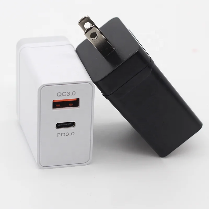 USB C Wall Charger 36W 2-Port Fast Charger USB Type C Charger 5V 3A Power Adapter
