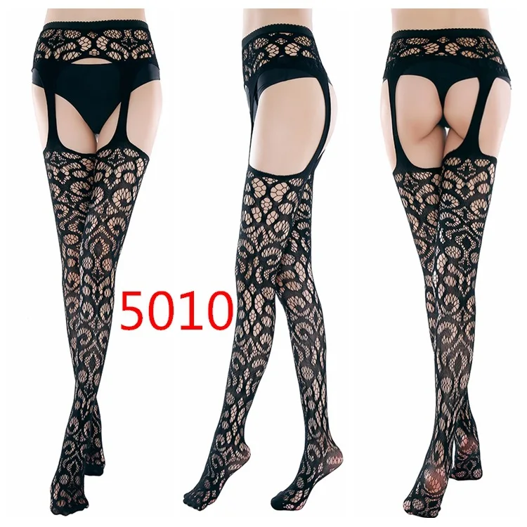 Пикантные подтяжки, ажурные пикантные колготки с открытой промежностью, ажурные чулки