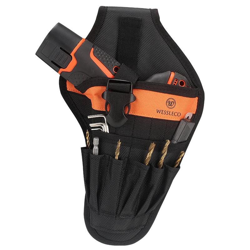 Heavy Duty Waist Tool Bag Belt Drill Holster for Electric Dill